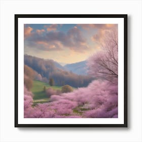 Cherry Blossoms 1 Art Print