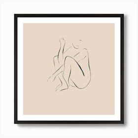 Nude Drawing Art Print