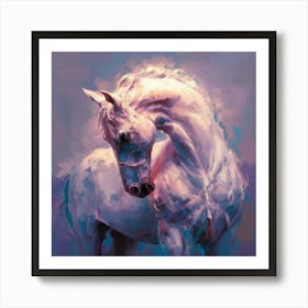 White Horse 3 Art Print