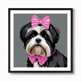 Shih Tzu 3 Art Print