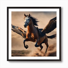 Fllying Horse Art Print