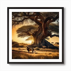 Lion King 12 Art Print