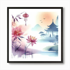 Chinese Painting 15 Art Print