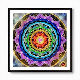 Healing Mandala Art Print