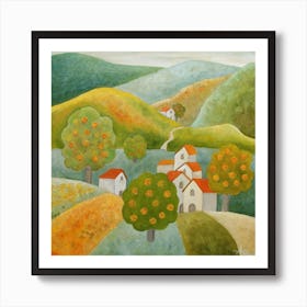 A Place To Stay Square Art Print