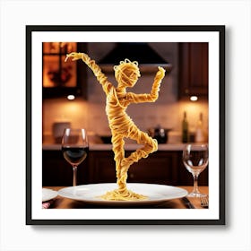 Mummy Dancer Art Print