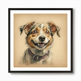 Dog Portrait 2 Art Print