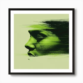 Woman'S Face 10 Art Print