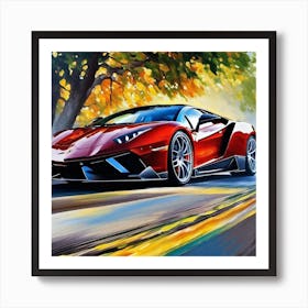 Lamborghini 162 Art Print