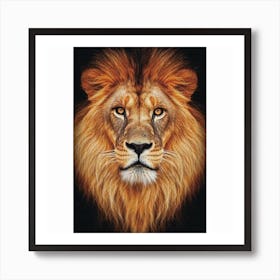 Regal Lion Majesty Print Art Art Print