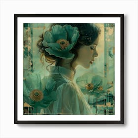 'The Green Poppy' Art Print