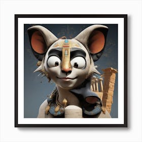 Egyptian Cat Art Print