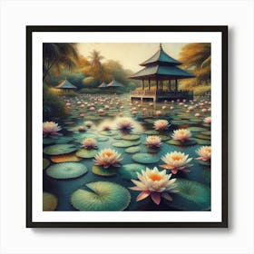 Water Lilies 16 Art Print