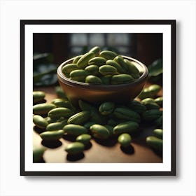 Green Beans In A Bowl 5 Art Print