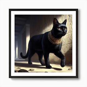 Egyptian Cat Art Print