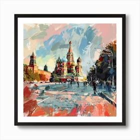 St Basil'S Cathedral 3 Art Print