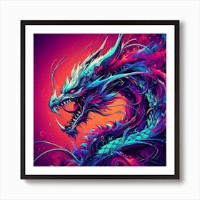 Dragon Design 3 Art Print