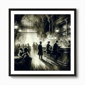 Bar In London Art Print