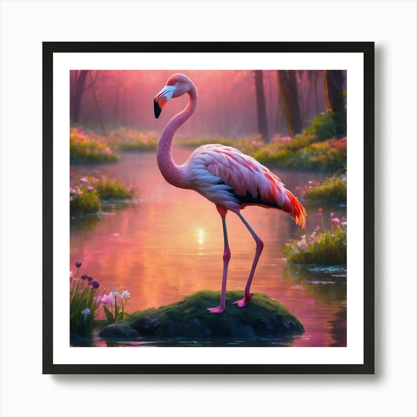 Pink Flamingo Pants - Petit Crabe →