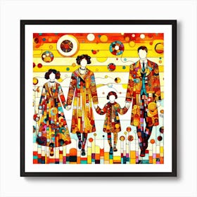 Family Day Canada Honored - Family Unity Art Print