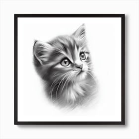 Purr-fectly Sketched Art Print