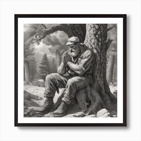 Woodsman’s lament Art Print