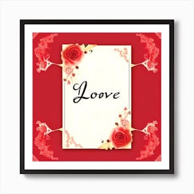 Love Card 1 Art Print