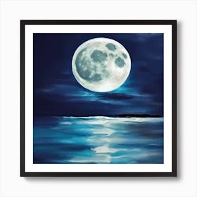 Full Moon Art Print