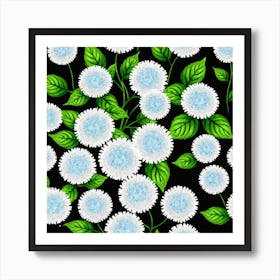 Chrysanthemums Art Print