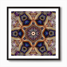 Psychedelic Mandala 74 Poster