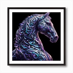 Arabic horse 4 Art Print