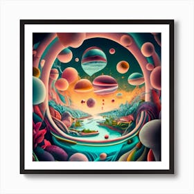 A Fantasy Surreal Image 2 Art Print