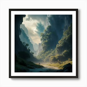 Fantasy Landscape Art Print