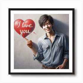 I Love You 1 Art Print