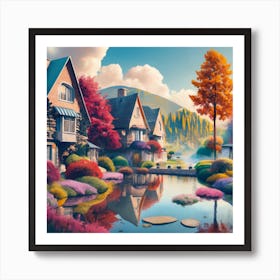 Autumn Village 1 Poster