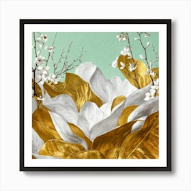 Magnolias Art Print