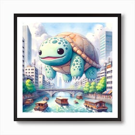 Turtle Thoughts Art Print