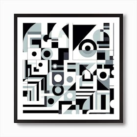 Abstract Layout Art Print