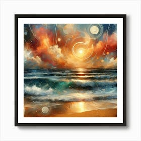 Abstract Horizons 41 Art Print