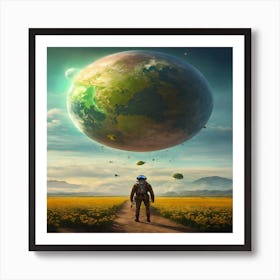 Space Traveler Art Print