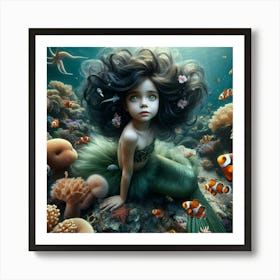Mermaid 58 Art Print