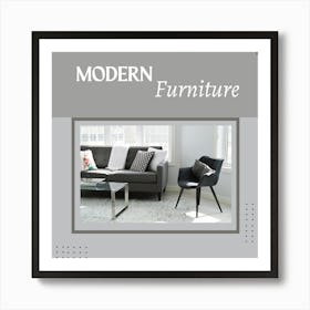 Modern Furniture 1 Art Print