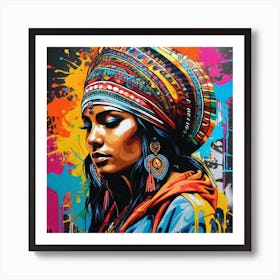 Indian Woman 7 Art Print