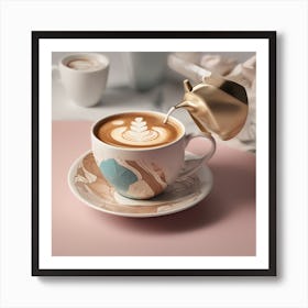 Coffee Latte Art Print