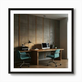 Office Stock Videos & Royalty-Free Footage 1 Art Print