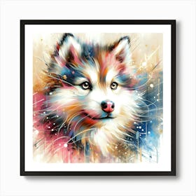 Husky Painting 1 Art Print