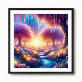 Fairy Forest 45 Art Print