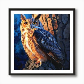 Great Horned Owl 6 Art Print