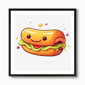 Hot Dog Art Print