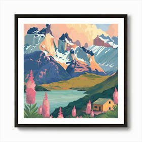 Chilean Mountains 4 Art Print